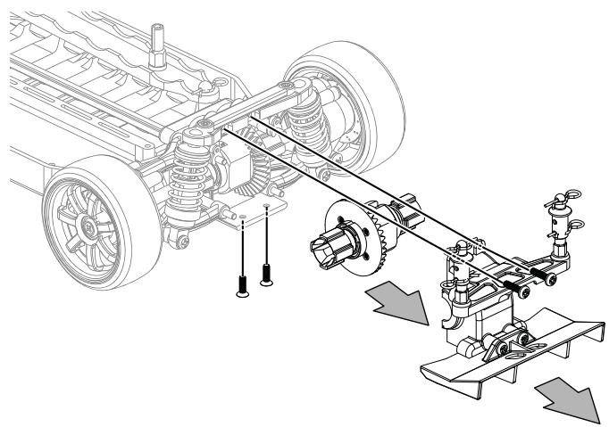 HPI E10 TOURING - Changement de configuration - 11