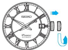 SEIKO 6R15 AUTOMATIC - Réglage de l'heure et de la DATE - 1