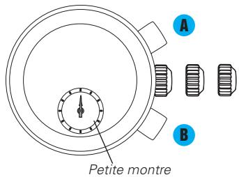 SEIKO 7T84 ANALOG QUARTZ - Couronne - 2