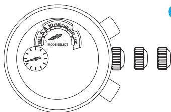 SEIKO 7T84 ANALOG QUARTZ - (Indicateur de mode, aiguille centrale, aiguilles de la petite montre) - 1