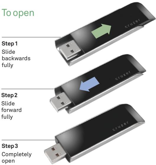 SANDISK CRUZER CONTOUR OPEN/CLOSE - SanDisk® - 1