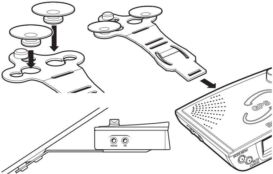 SNOOPER SENTINAL - Installation du SNOOPER Sentinel avec le bras de fixation pare-brise - 1