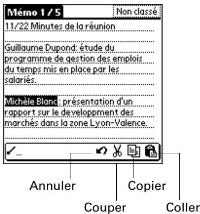 PALM ZIRE 21 - Commandes de menus graffiti 2 - 2