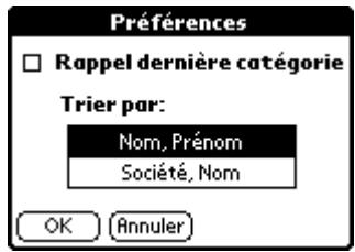 PALM ZIRE 21 - Préférences - 1