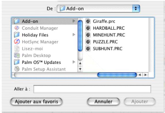 PALM ZIRE 21 - Installation d'applications et de fichiers sur un macintosh - 2