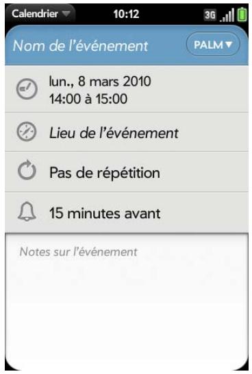 PALM PRE PLUS O2 - Sélection des éléments d'une liste - 1