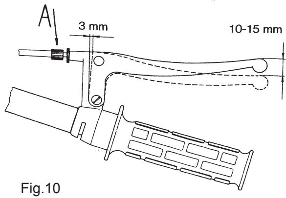 TOMOS SPORT R - Réglage de la tension de chaîne - 1