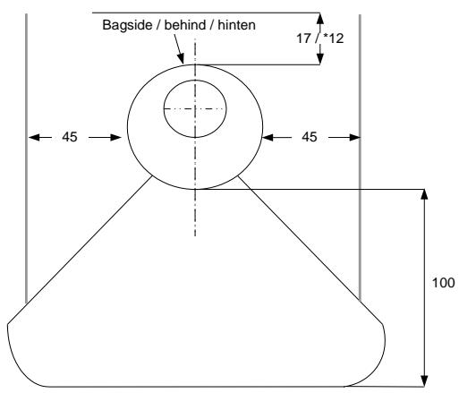 ADURO 1-2 - Position of the stove/distance requirements - 1