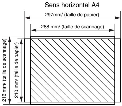 NEC DT20 - Sens du document etaille de scannage - 2