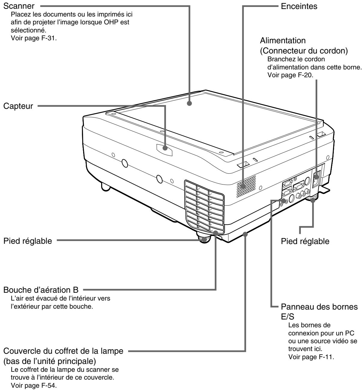 NEC DT20 - Pieds réglables - 1