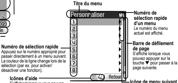 NEC N401I - Barde des icones d'etat - 1