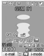 NEC N401I - Vue générale des fonctions des menus - 1