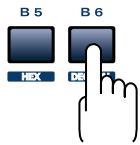 EDIROL PCR-50 - Setting the input mode - 1