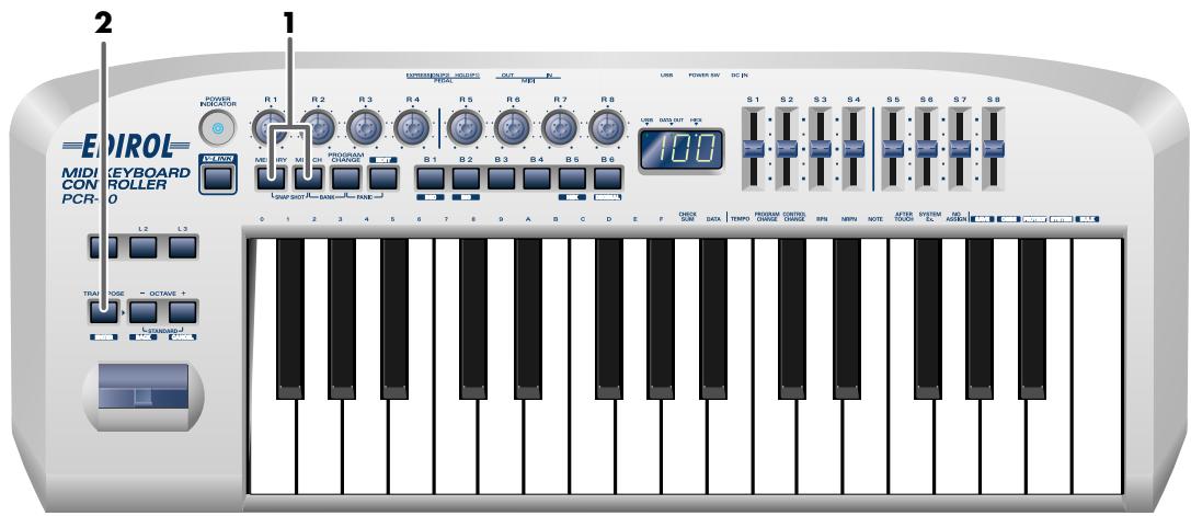 EDIROL PCR-50 - Mode instantané (SNAPSHOT) - 1