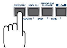 EDIROL PCR-M30 - Mode mémoire (MEMORY) - 2