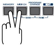 EDIROL PCR-M30 - Mode snapshot (SNAPSHOT) - 2