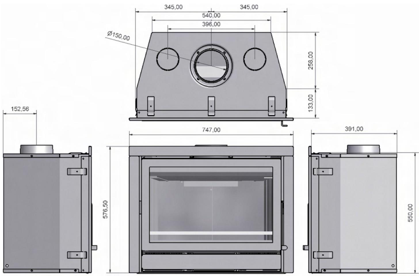 WANDERS ORIANA - Technische tekeningen / Technical drawings Dessins techniques / Technische Zeichnungen - 1