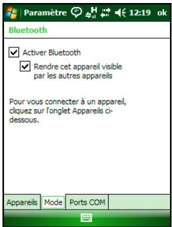 TRIMBLE JUNO - Allumer et éteindre la radio bluetooth dans l'application bluetooth - 1