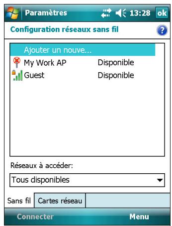 TRIMBLE JUNO - Étape 1: configuration d'une connexion LAN sans fil - 1