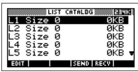 COMPAQ 39GS - Le menu VARS - 6