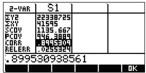 COMPAQ 39GS - Calculer des statistiques - 2