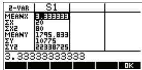 COMPAQ 39GS - Calculer des statistiques - 1