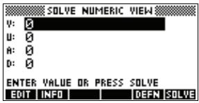 COMPAQ 39GS - Définir les variables connues - 1
