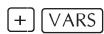 COMPAQ 39GS - Le menu VARS - 12