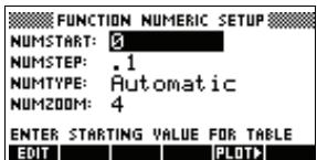 COMPAQ 39GS - Configuration du tableau de valeurs - 1
