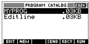 COMPAQ 39GS - Édition d'un programme - 1