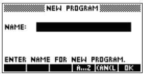 COMPAQ 39GS - Création d'un programme - 1