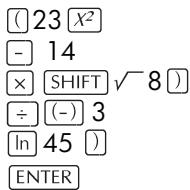 COMPAQ 39GS - Saisir une expression - 1