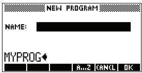 COMPAQ 39GS - Création d'un programme - 2