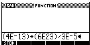 COMPAQ 39GS - Notation scientifique (puissances de 10) - 2