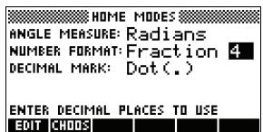 COMPAQ 39GS - Calculs de fractions - 1