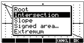 COMPAQ 39GS - Trouver l'intersection des deux courbes - 1