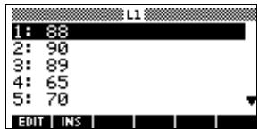 COMPAQ 39GS - Le menu VARS - 7