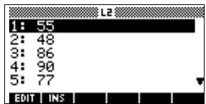 COMPAQ 39GS - Le menu VARS - 9