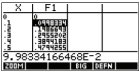 COMPAQ 39GS - Options du menu ZOOM - 1