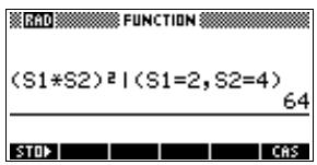 COMPAQ 39GS - Utilisation de variables formelles - 1