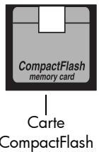 COMPAQ PHOTOSMART 100 - Types de cartes prises en charge - 1