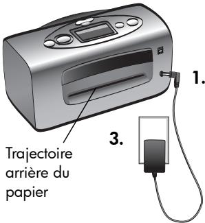 COMPAQ PHOTOSMART 100 - Connexion de l'adaptateur secteur - 1