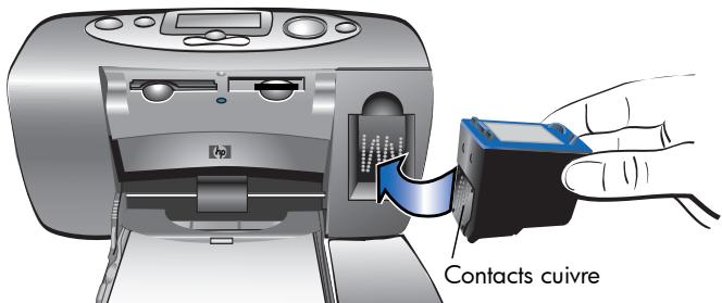COMPAQ PHOTOSMART 100 - Pour installer la cartouche d'impression : - 3