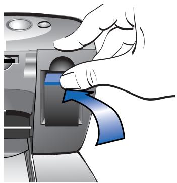 COMPAQ PHOTOSMART 100 - Pour installer la cartouche d'impression : - 4