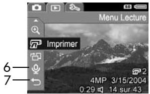 COMPAQ PHOTOSMART E217 - Utilisation du menu lecture - 2