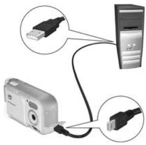 COMPAQ PHOTOSMART E217 - Transfert d'images vers l'ordinateur - 1