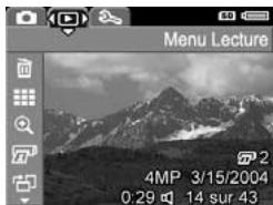 COMPAQ PHOTOSMART E217 - Menu de l'appareil photo - 2