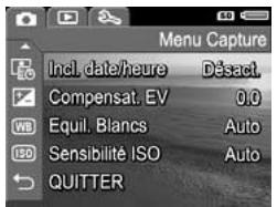 COMPAQ PHOTOSMART E217 - Utilisation du menu Capture - 2