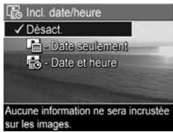 COMPAQ PHOTOSMART E217 - Incrustation de la date et de l'heure - 1