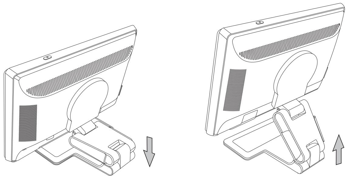 COMPAQ VP15 - Réglage de la hauteur (certains modèles uniquement) - 1